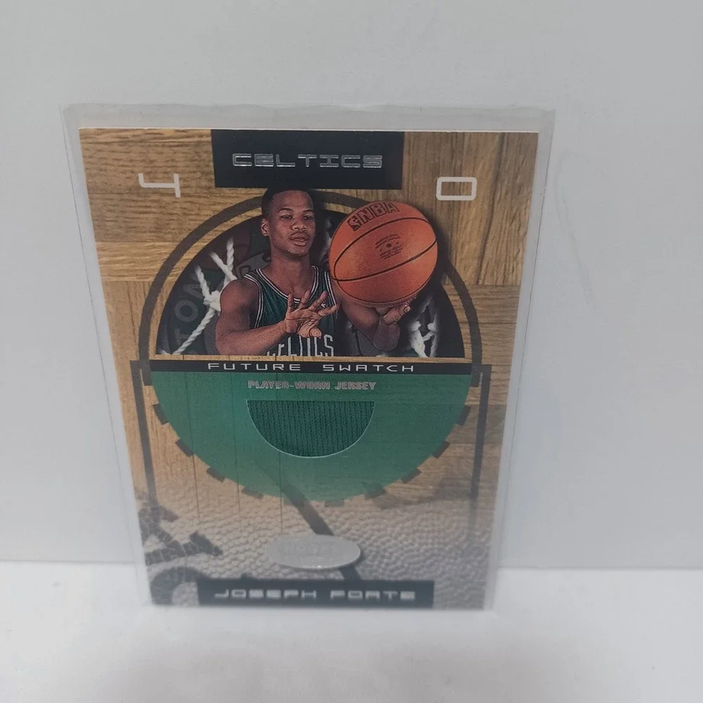 2001-02 NBA Hoops Hot Prospects Future Swatch‎ #101 Joseph Forte